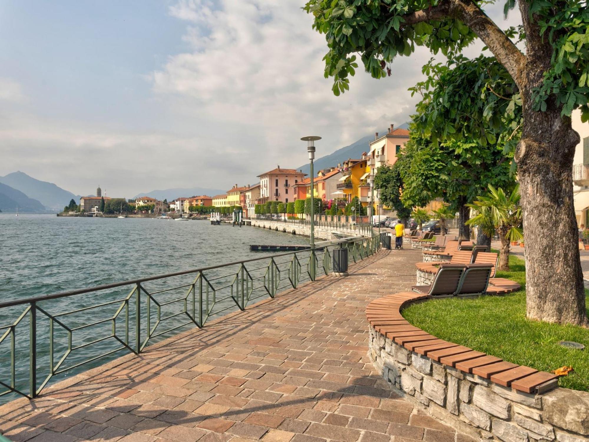 Wonderful Flat With Swimming Pool Lift And Garden Gravedona Exterior foto