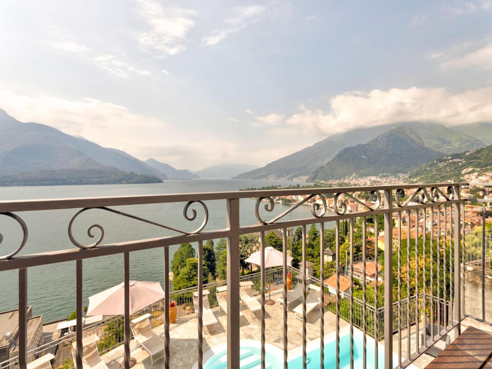 Wonderful Flat With Swimming Pool Lift And Garden Gravedona Exterior foto